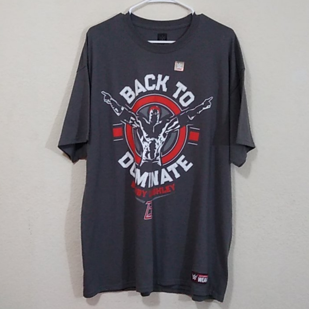 Bobby Lashley Back to Dominate T-shirt - Gray - XL